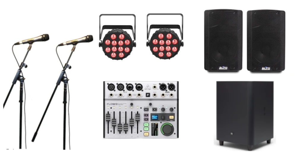 Individual components of Let's Party